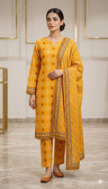 Printed 3 Piece Unstitched N15
