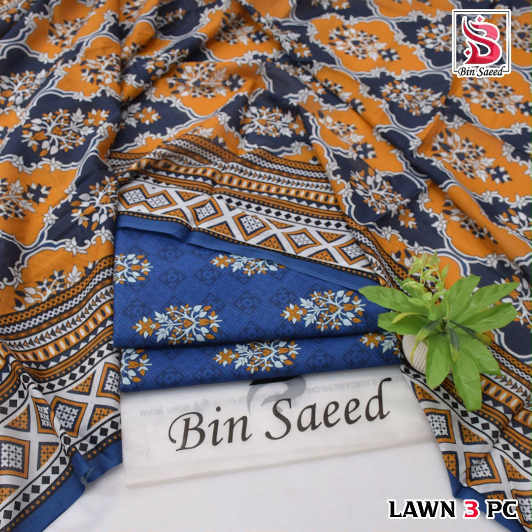 Printed 3 Piece Unstitched N6
